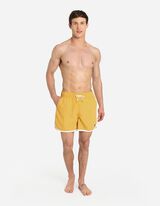 Kopalne hlače - Kontrastne črte - rumena