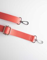 Borsetă - Efect de piele - Rosu deschis