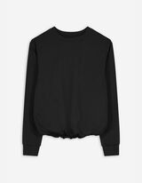 Sweatshirt - Regular Fit - schwarz