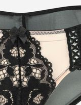 Brazilske tange - Čipka - crno