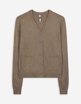 Mikina - Našité kapsy - tmave seda