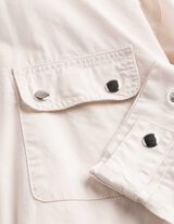 Jacke - Baumwolle - wei&szlig;