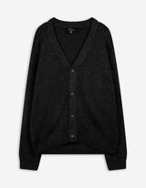 Kardigan - Úplet - cerná