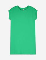 T-shirt jurk - Oversized mouwen - groen