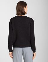 Džemper - Varijanta veće veličine - crno