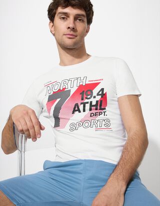 T-Shirt - Print - wei&szlig;