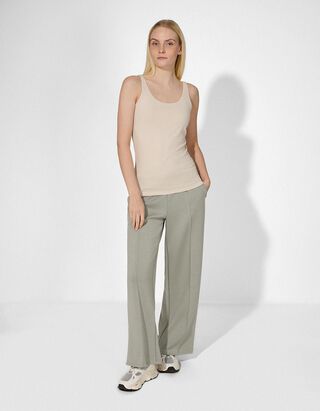 Broek - Effen - donkergroen