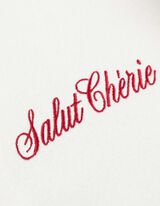 Bluză de trening - Mâneci balon - Alb