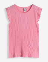 Tričko - Žebrov&aacute;n&iacute; - pink