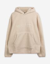 Hoodie - Tekst - beige