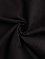 T-shirt - Effen - zwart