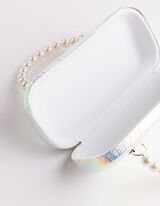 Brillenetui - Metallic-Details - silberfarben