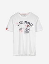 T-Shirt - Print - weiß