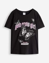 Tričko - Předn&iacute; tisk - cern&aacute;