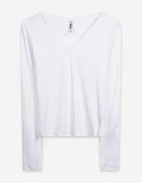 Longsleeve - Modaal - wit