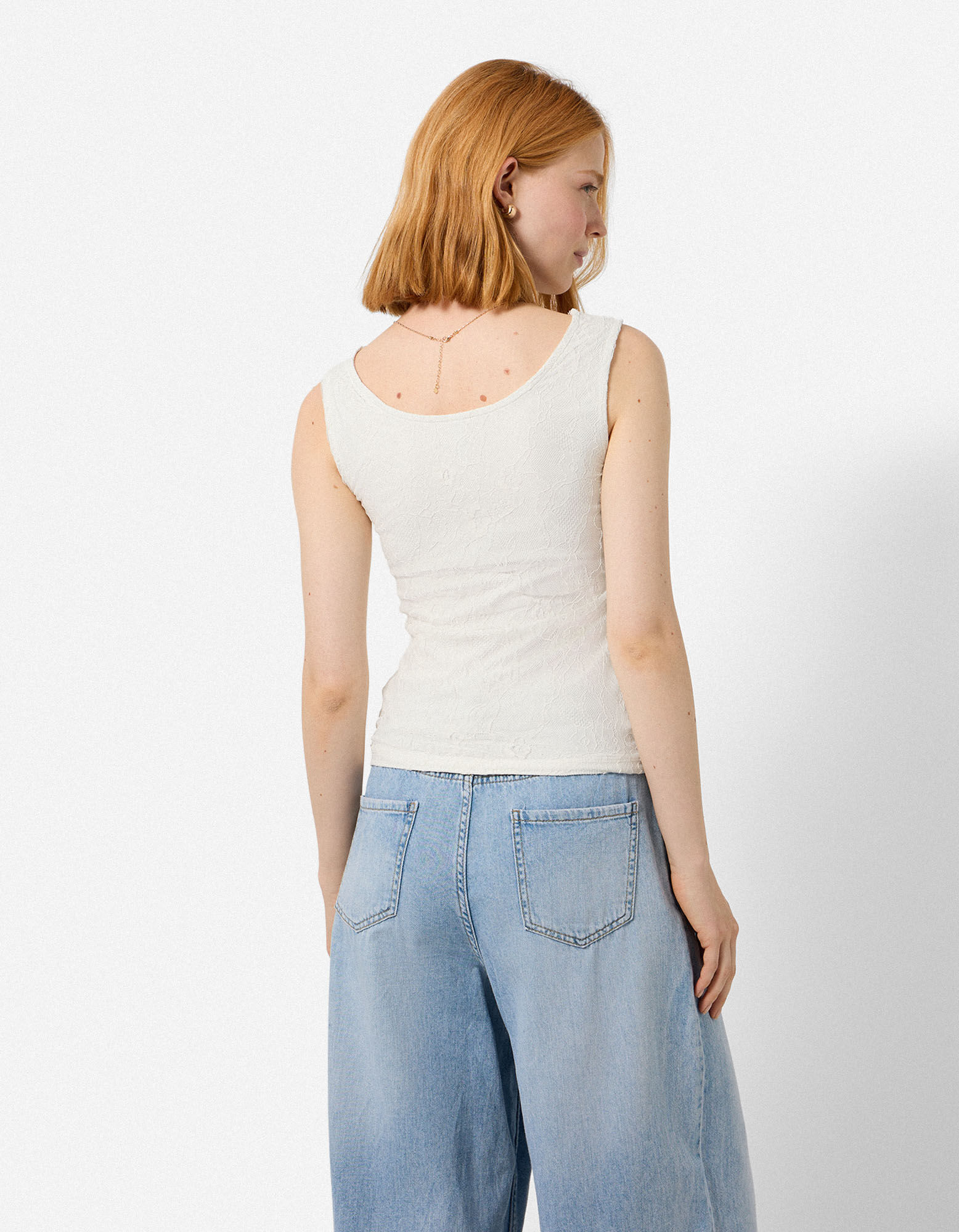 Top - Spitze - Off-White