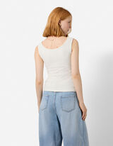 Top - Spitze - Off-White