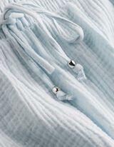 Shorts - Musselin - hellblau