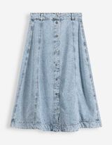 Tellerrock - light blue denim - hellblau