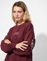 Mikina - Zadn&yacute; v&yacute;tlačok - tmavocervena