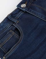 Teksapüksid - Slim Fit - tumesinine