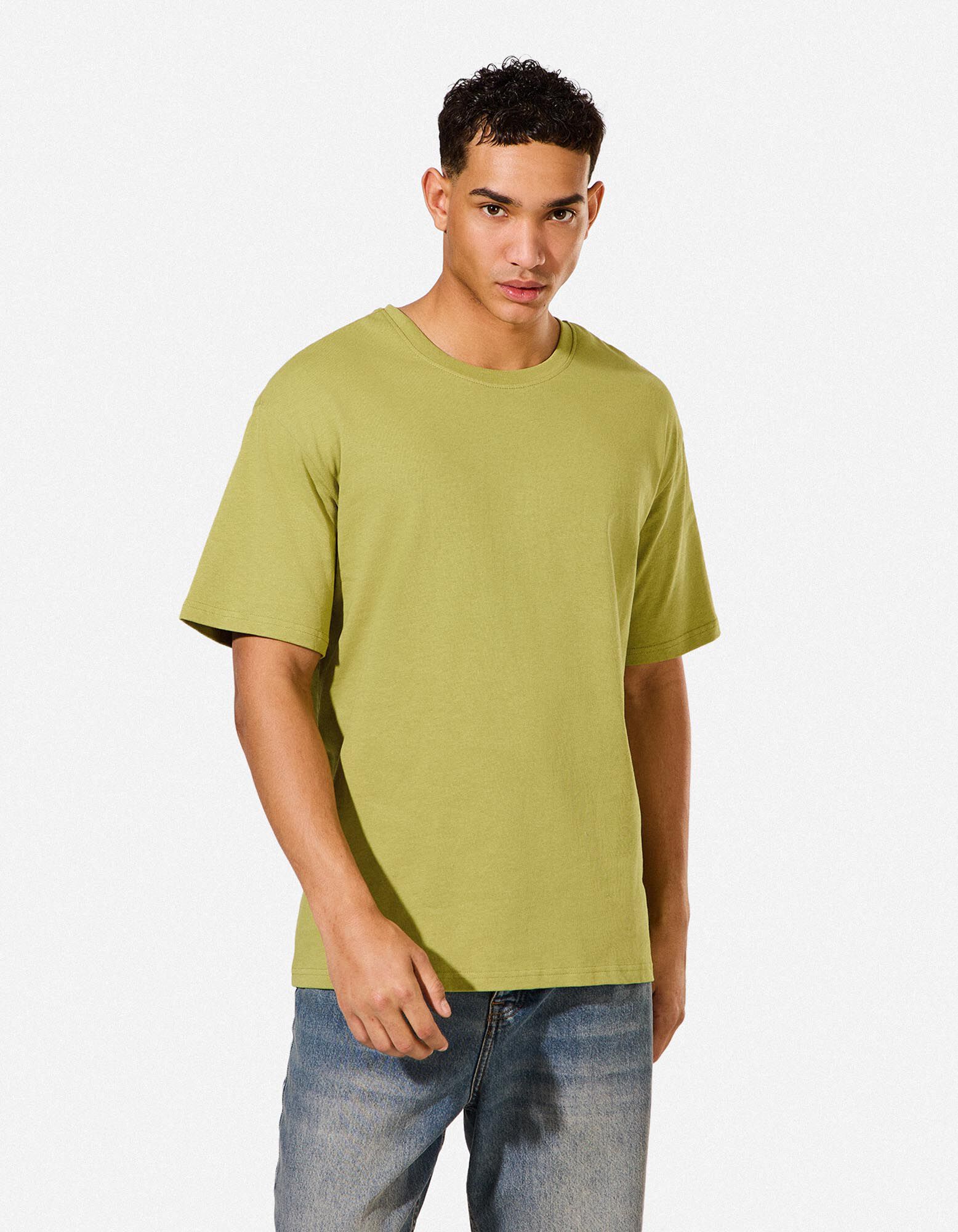T-Shirt - Oversized Fit - Gr&uuml;n