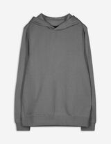 Mikina s kapucňou - Oversized Fit - tmavozelena