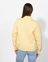 Hemdjacke - einfarbig - hellgelb