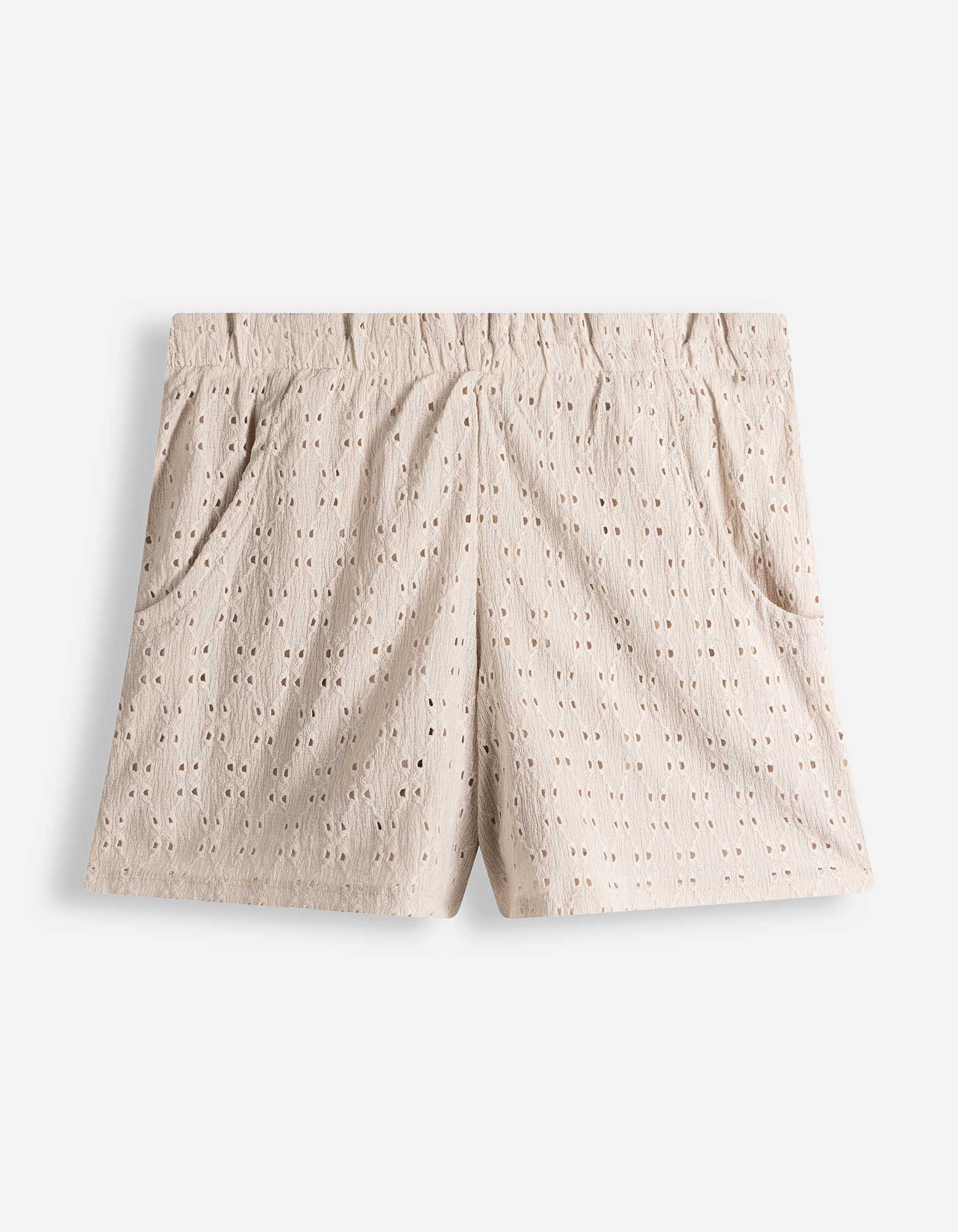 Shorts - Regular Fit - Beige