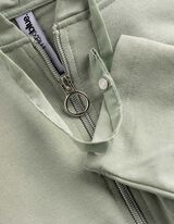 Sweatjacke - Baumwoll-Mix - grau