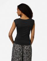T-shirt - Viscosa - Nero