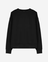 Sweatshirt - Modal-Anteil - schwarz