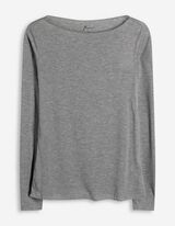 Unterhemd - Viskose-Mix - hellgrau