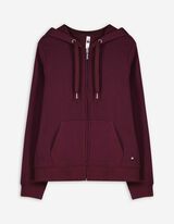 Sweatvest - Regular fit - donkerlila