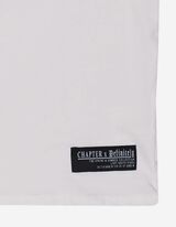 T-shirt - Message imprim&eacute; - blanc