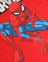 Marškinėliai ilgomis rankovėmis - Žmogus Voras - raudonas