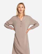 Suknelė - LENZING&trade; ECOVERO&trade; - smelio spalvos