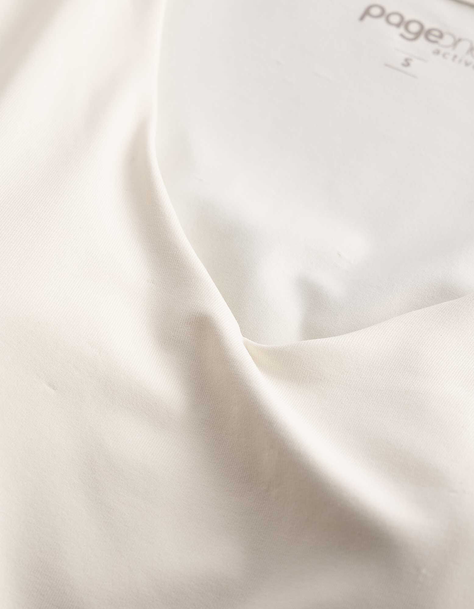 T-Shirt - Stretchanteil - Off-White