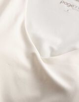 T-Shirt - Stretchanteil - Off-White
