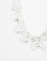 Narukvica za nožni zglob - srebrno