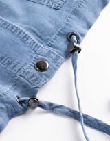 Bunda - Knofl&iacute;ky - svetle  modra