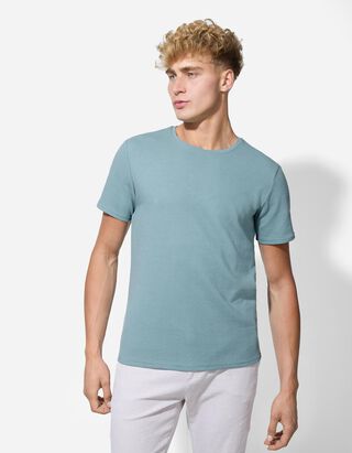 T-Shirt - einfarbig - t&uuml;rkis