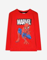 Longsleeve - Spiderman - rood