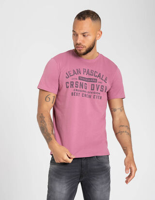 T-shirt - Imprim&eacute; - Rose