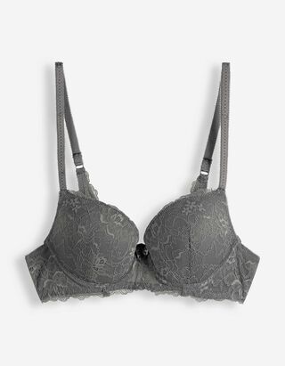 T-shirt-bh - met beugel - donkergroen