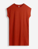 Robe - Coupe droite - rouille 
