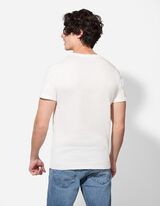 T-Shirt - Aufnäher - weiß