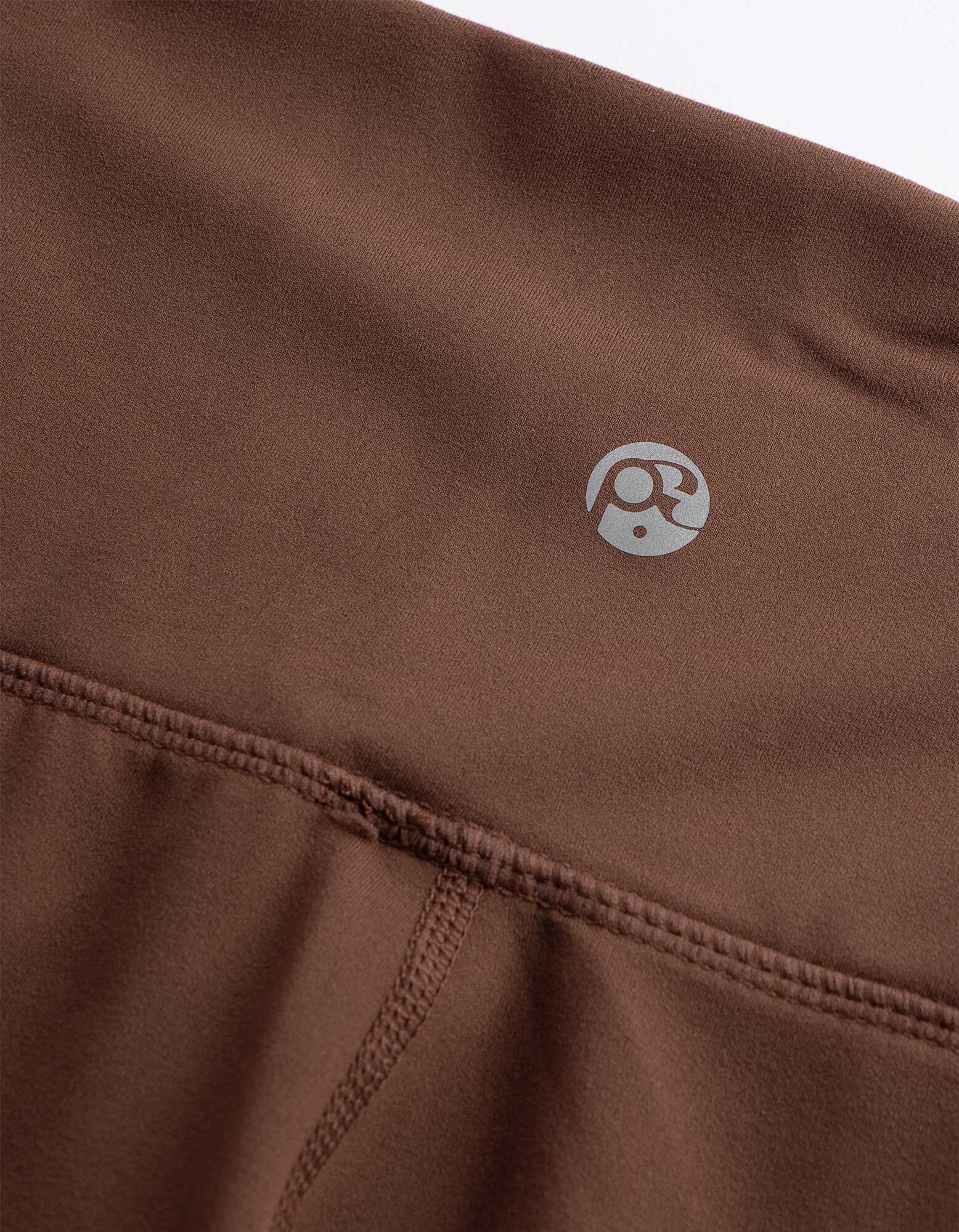 Leggings - Atmungsaktiv - Braun
