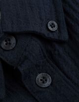 Hemd - einfarbig - dunkelblau