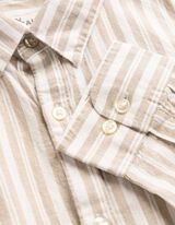 Overhemd - Linnenmix - wit